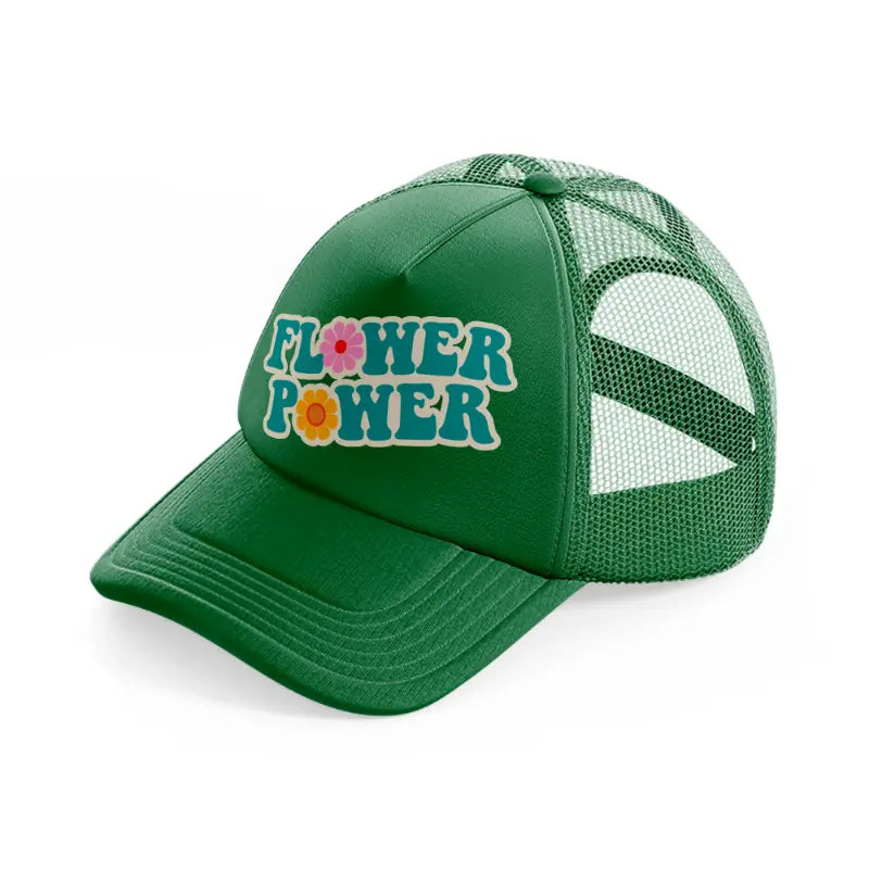groovy-love-sentiments-gs-14-green-trucker-hat