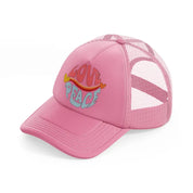 groovy quotes 05 pink trucker hat