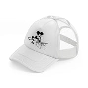 mickey reading-white-trucker-hat