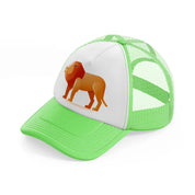 005-lion-lime-green-trucker-hat