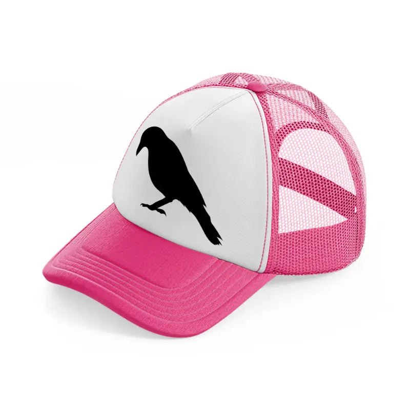 raven-neon-pink-trucker-hat
