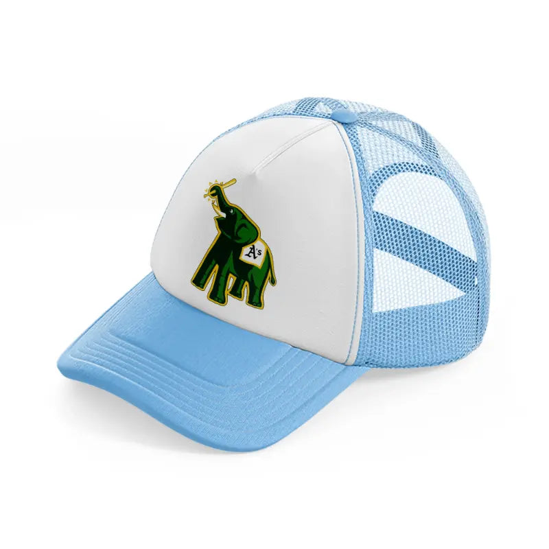 oakland athletics elephant-sky-blue-trucker-hat
