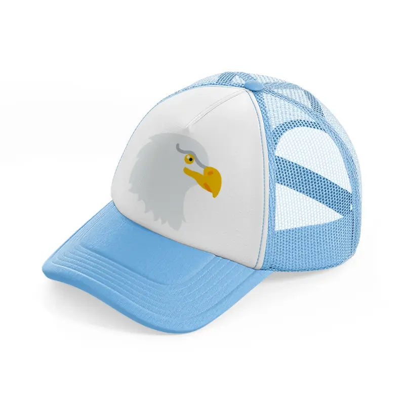 eagle (2) sky blue trucker hat