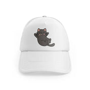 Black Catwhitefront view