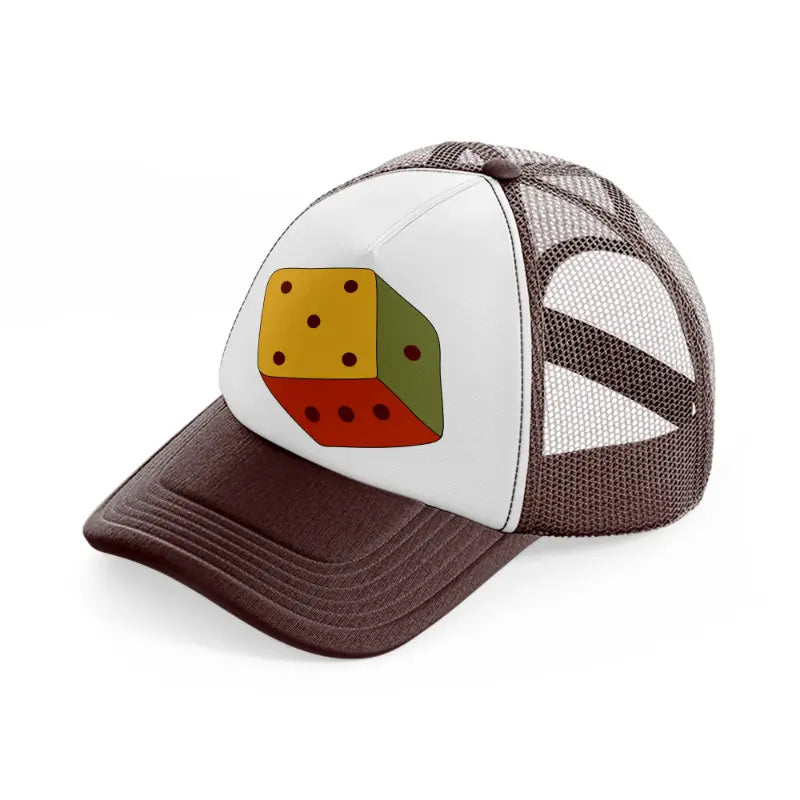 groovy elements 56 brown trucker hat