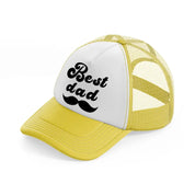 best dad yellow trucker hat