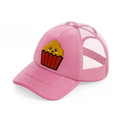 cupcake pink trucker hat