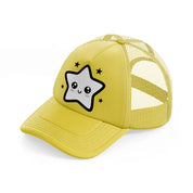 cute star-gold-trucker-hat