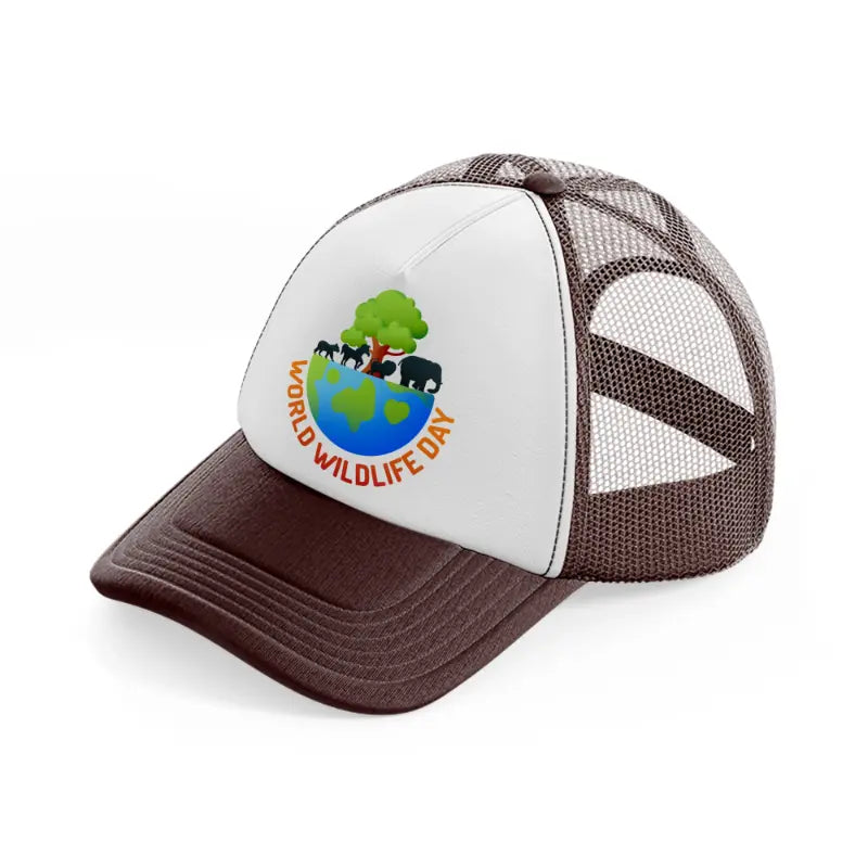 world-wildlife-day (4)-brown-trucker-hat