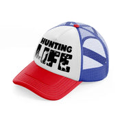 hunting life bold-multicolor-trucker-hat