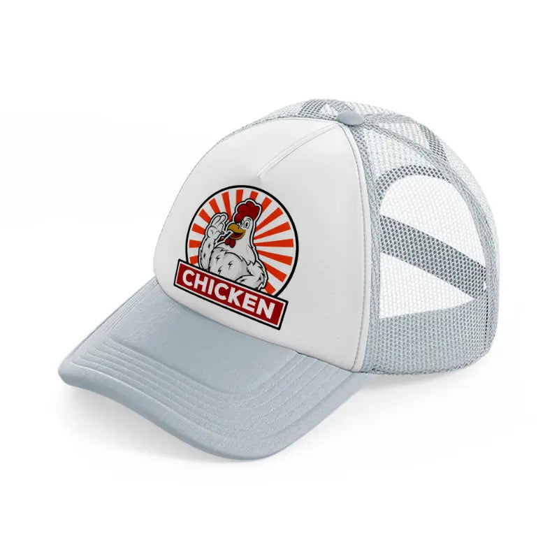 chicken-grey-trucker-hat