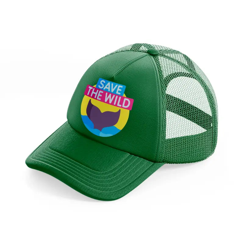 save-the-wild (1)-green-trucker-hat