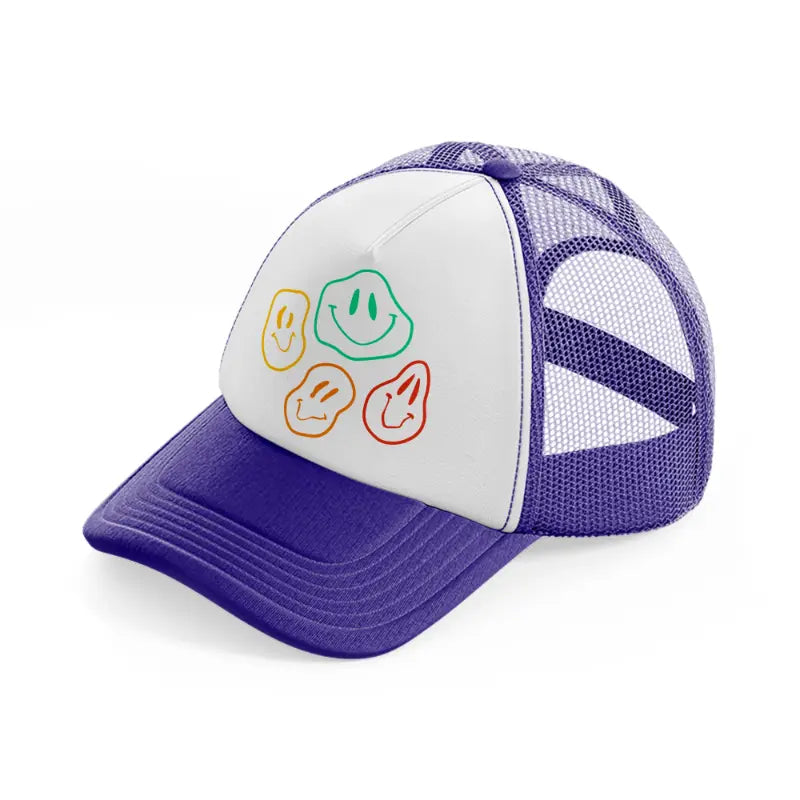 icon38 purple trucker hat