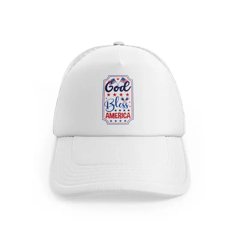god bless america-01-white-trucker-hat