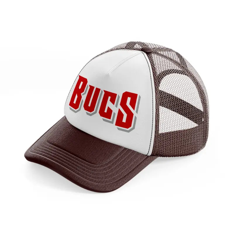 bucs bold-brown-trucker-hat