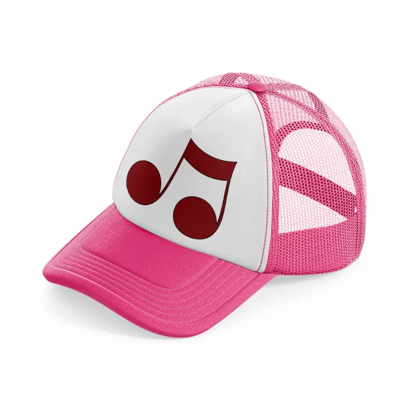 groovy elements 71 neon pink trucker hat