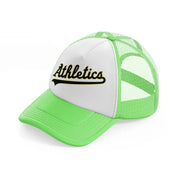 athletics-lime-green-trucker-hat