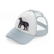 039 cat grey trucker hat