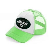 new york jets supporter-lime-green-trucker-hat