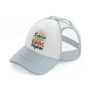 sunrise sunburn sunset repeat-grey-trucker-hat