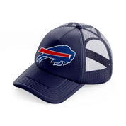 buffalo bills white-navy-blue-trucker-hat