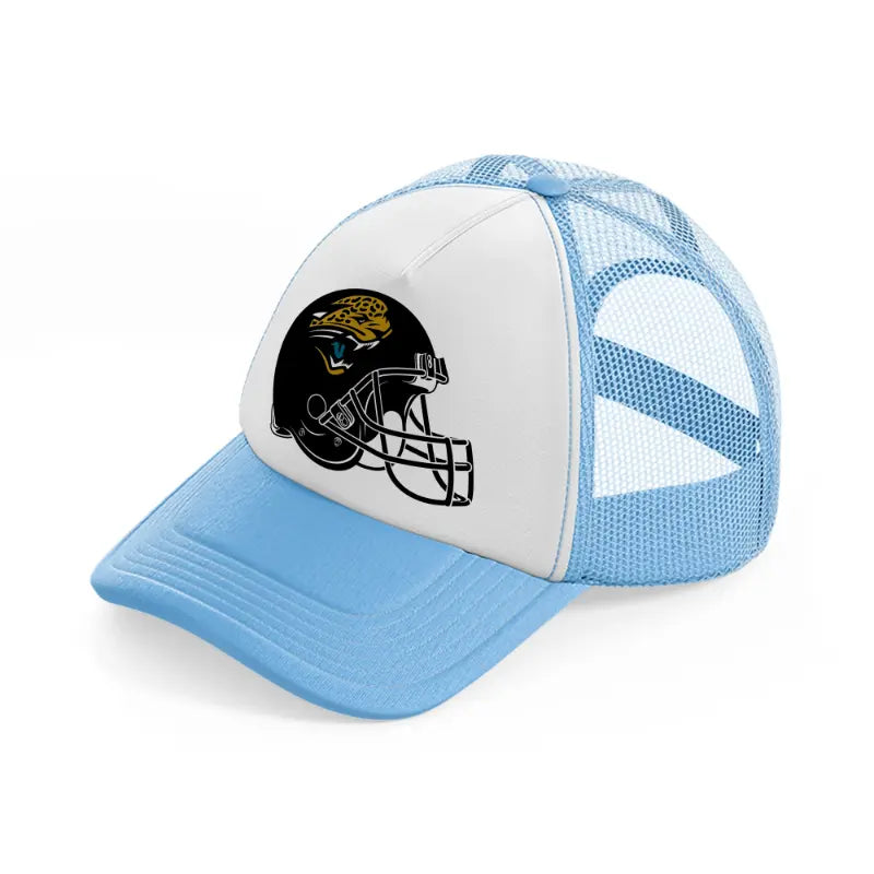 jacksonville jaguars helmet-sky-blue-trucker-hat