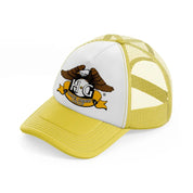 harley owners group h.g-yellow-trucker-hat