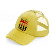 santa baby baby-gold-trucker-hat