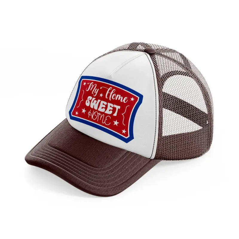 my home sweet home-01-brown-trucker-hat