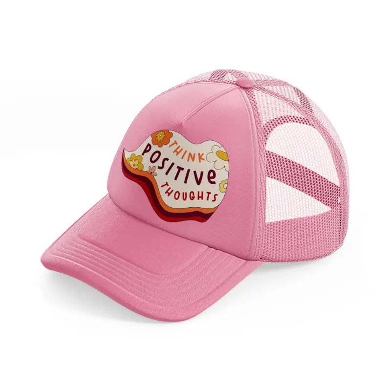 groovy quotes 13 pink trucker hat