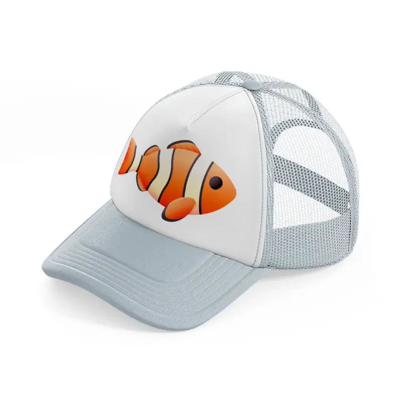 clown-fish-grey-trucker-hat