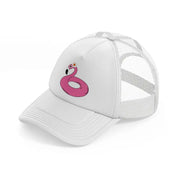 retro elements 49 white trucker hat