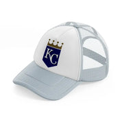 kansas city badge-grey-trucker-hat