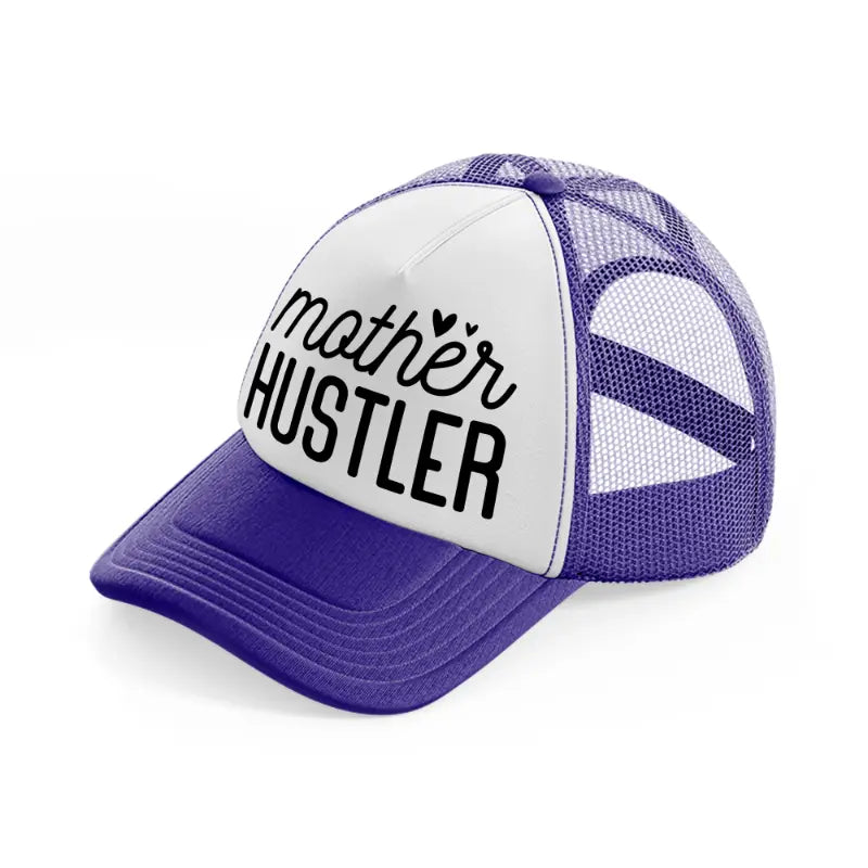 mother hustler-purple-trucker-hat
