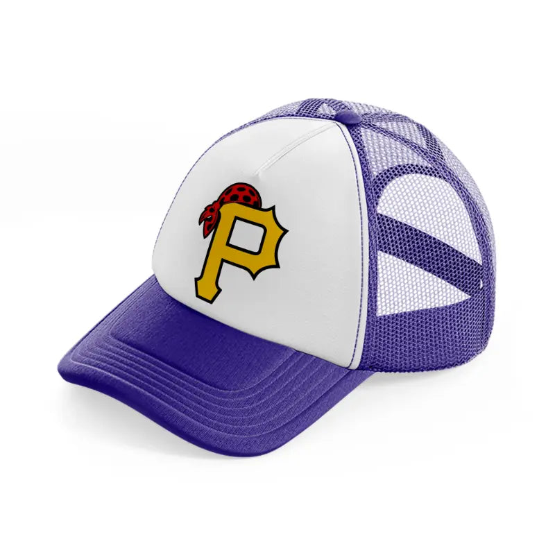 pittsburgh pirates supporter-purple-trucker-hat