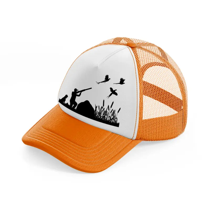 hunting-orange-trucker-hat