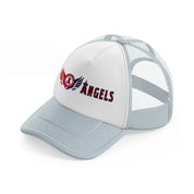 los angeles angels retro-grey-trucker-hat