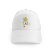 groovysticker 04 white trucker hat