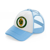 green bay packers badge sky blue trucker hat