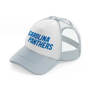 carolina panthers text-grey-trucker-hat