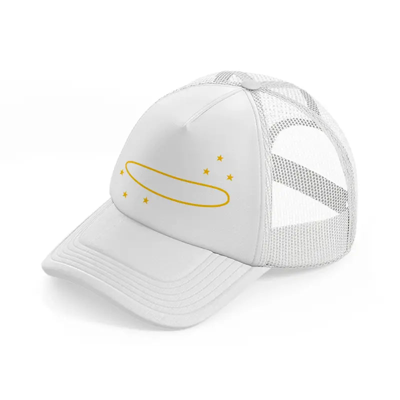 star aura-white-trucker-hat