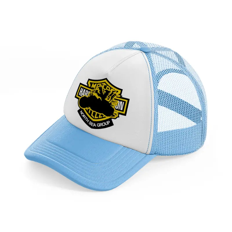 harley-davidson north sea group-sky-blue-trucker-hat