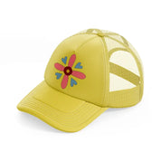 floral elements-31-gold-trucker-hat