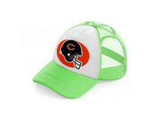 chicago bears helmet-lime-green-trucker-hat