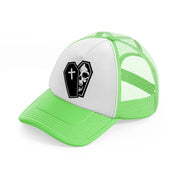 casket-lime-green-trucker-hat