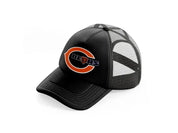 chicago bears logo-black-trucker-hat