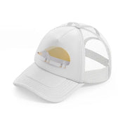 034 hedgehog white trucker hat