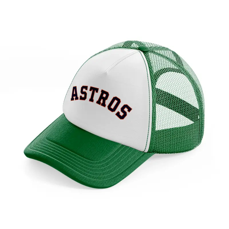 astros text-green-and-white-trucker-hat
