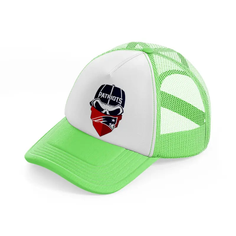 new england patriots supporter-lime-green-trucker-hat