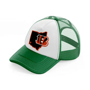cincinnati supporter-green-and-white-trucker-hat